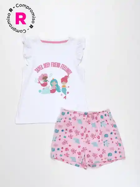 Harvest Pijama CC Algmoda Girl Blanco 8 V26