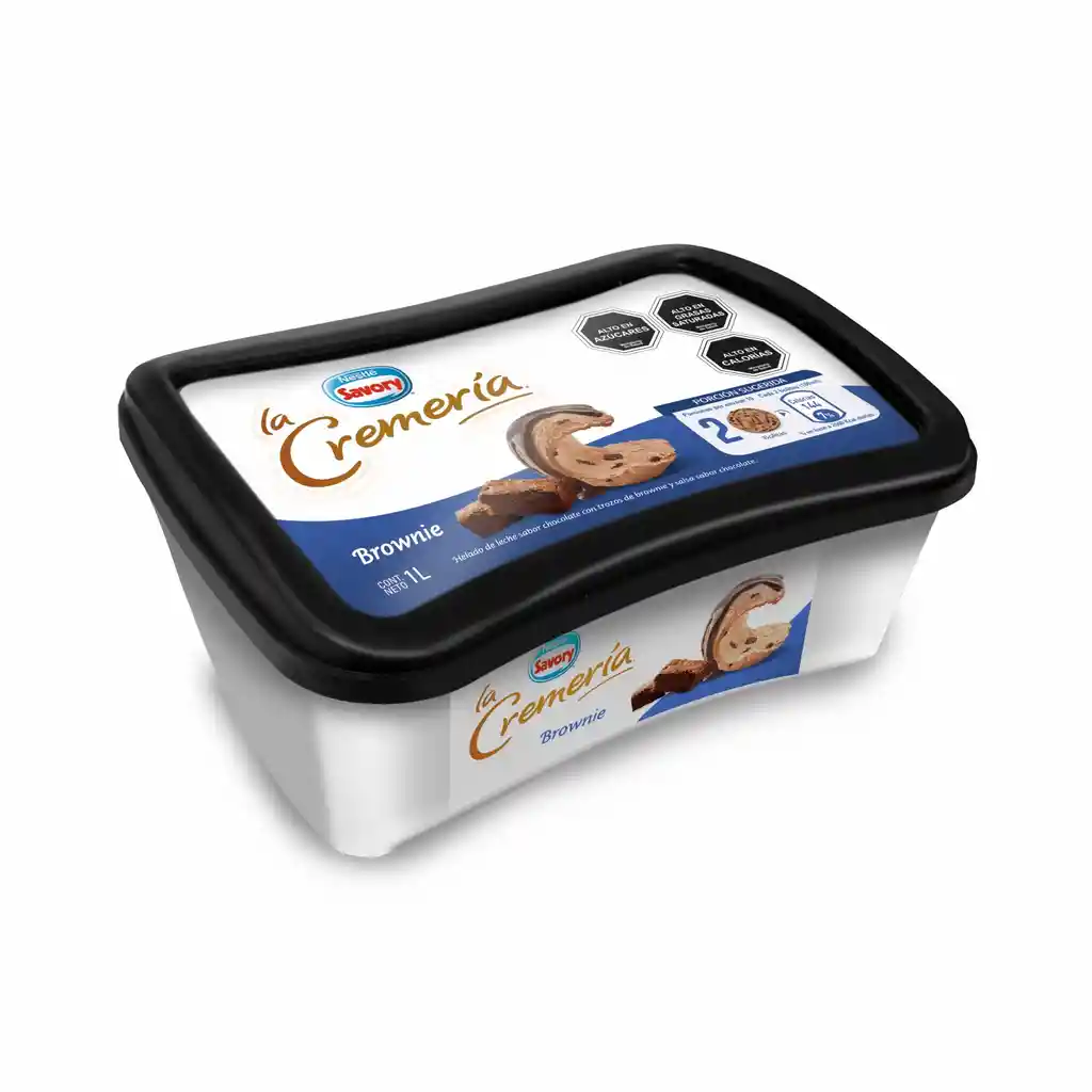 Savory-La Cremeria Helado Sabor Brownie