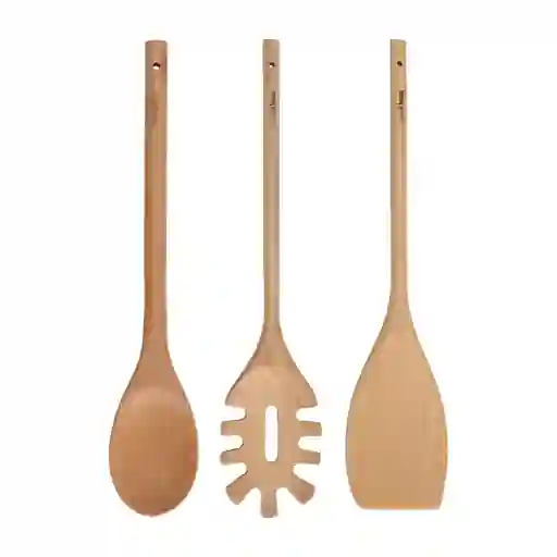 Set Utensilio de Madera Casaideas