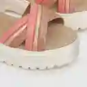 Sandalias Velcro Niña Naranjo Talla 38