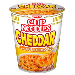 Cup Noodles Sopa de Pasta con Sabor a Queso Cheddar
