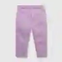 Pantalón Buzo Clásico Bebé Niña Lila Talla 24m