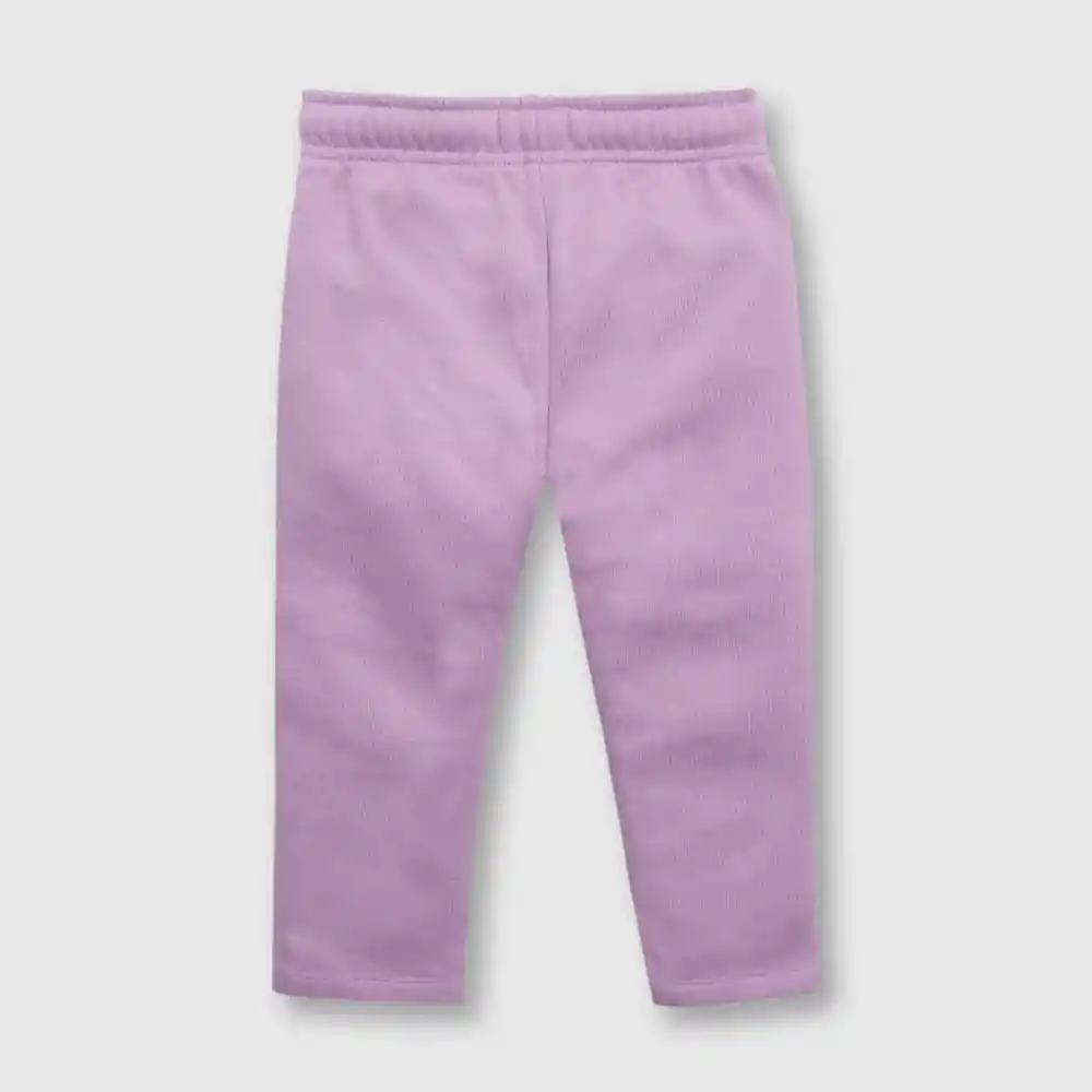 Pantalón Buzo Clásico Bebé Niña Lila Talla 24m