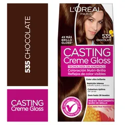 Loreal Paris-Casting Crème Gloss Tinte Capilar 535 Chocolate