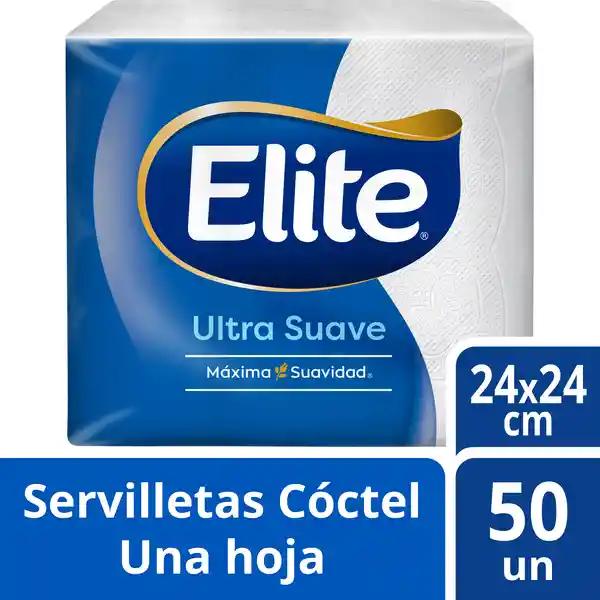 Elite Servilleta Tipo Cóctel Una Hoja