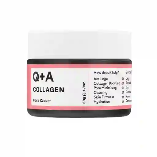 Q+A Crema Facial Colágeno