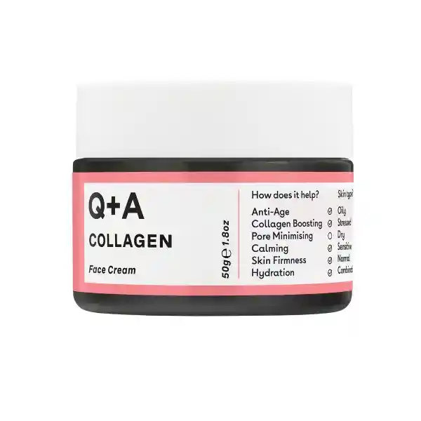 Q+A Crema Facial Colágeno