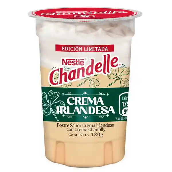 Nestlé Postre Crema Chandelle Crema Irlandesa