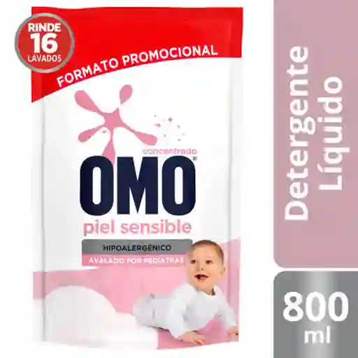 Omo Detergente Líquido Piel Sensible