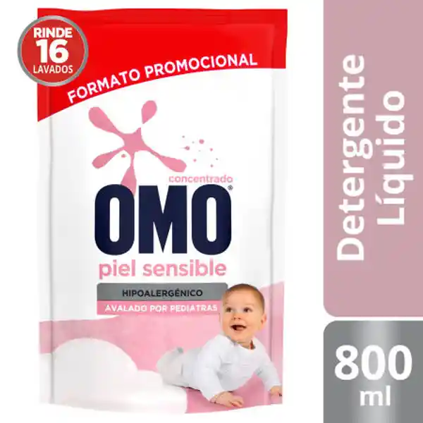 Omo Detergente Líquido Piel Sensible