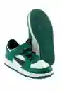 Zapatillas Urbana Cordón W24 Niño Verde 32 928 Ficcus