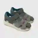 Sandalias Cuero de Niño Gris Talla 32 Colloky