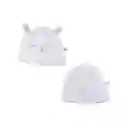 Set Gorro 2 Pzas Unisex Blanco Pillín 3 M