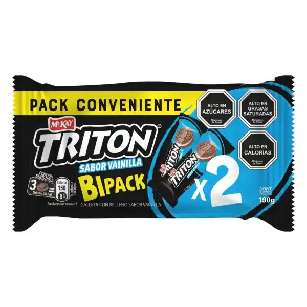 Triton Pack Galleta Vainilla