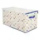 Baúl Organizador de Tela Con Divisiones 60 x 30 x 30 cm