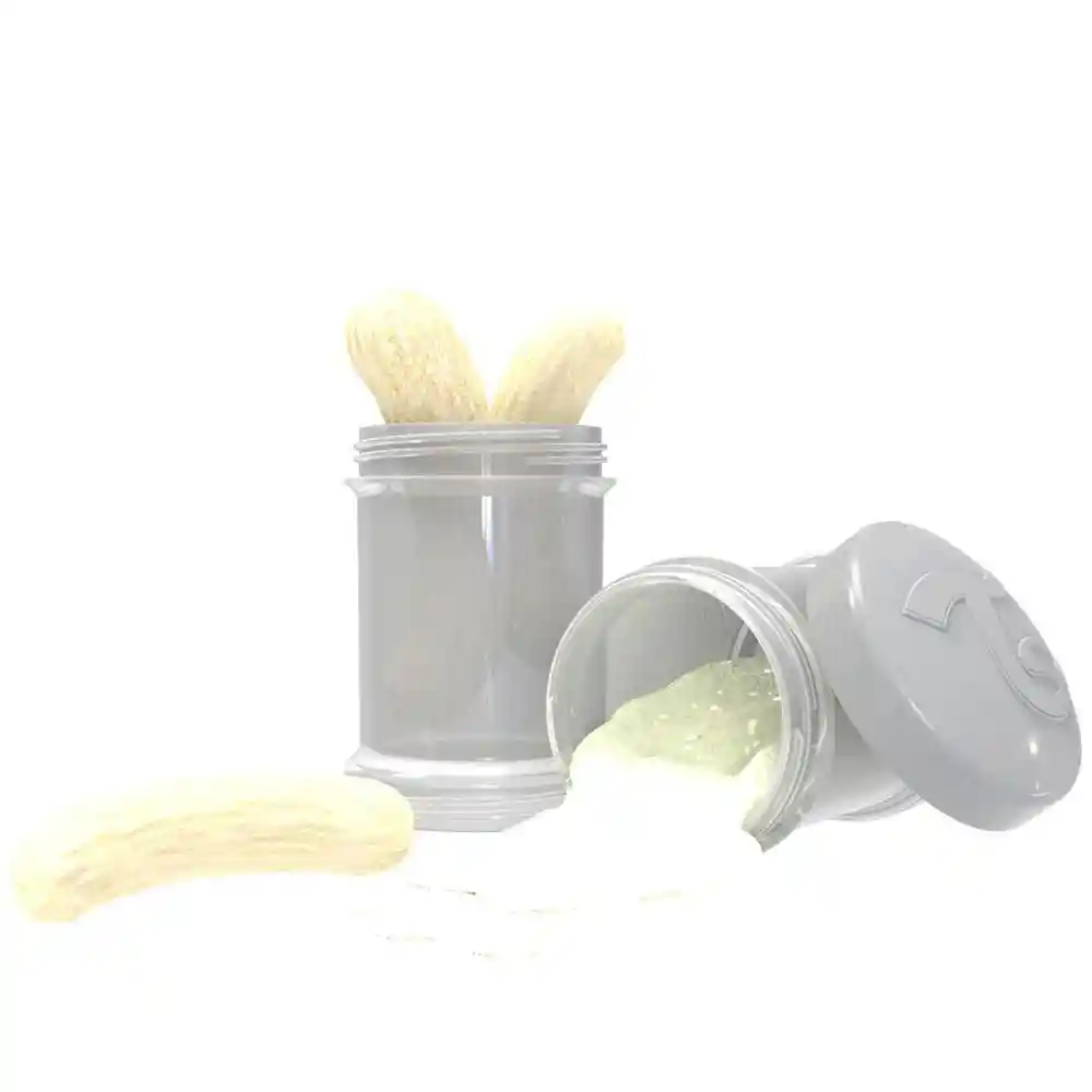 Twistshake Contenedor Gris Pastel Capacidad 100 mL