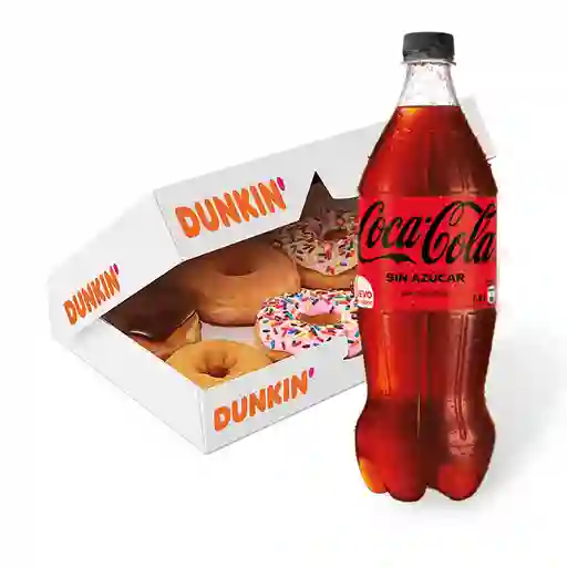 Donuts X6 + Bebida 1,5 Litros