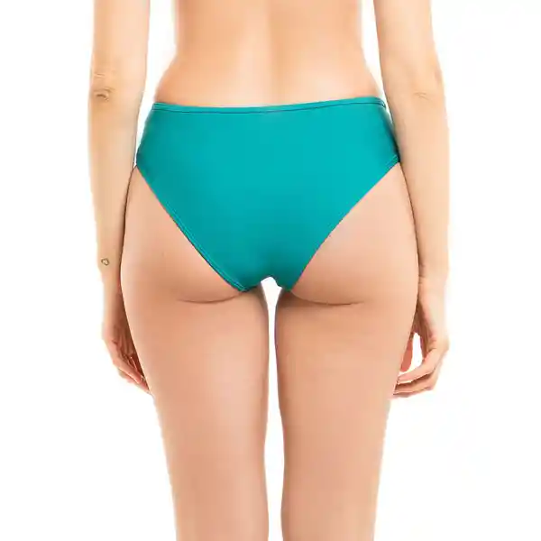 Bikini Calzón Con Transparencia Verde Talla S Samia