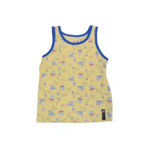 Polera Niño Amarillo Pillin 12