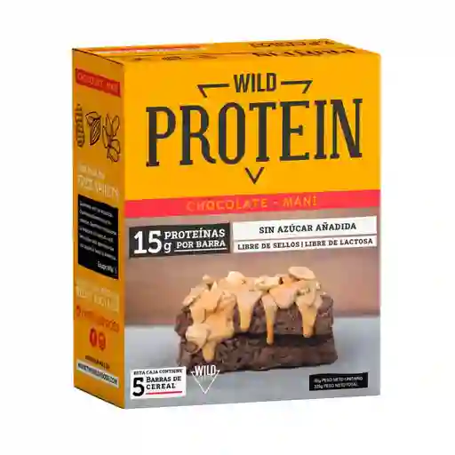 Wild Protein Barra de Cereal con Chocolate y Maní