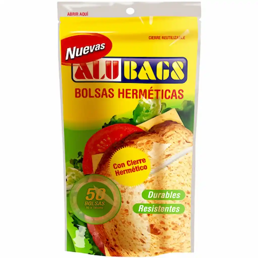 Alubags Multiuso Sandwich 24X50 (16X14) Un