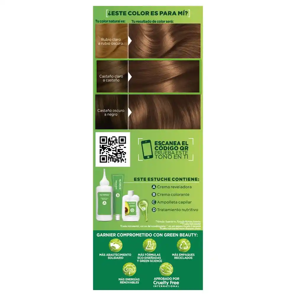 Garnier-Nutrisse Tinte Permanente Cabello Mocha Seducción 67