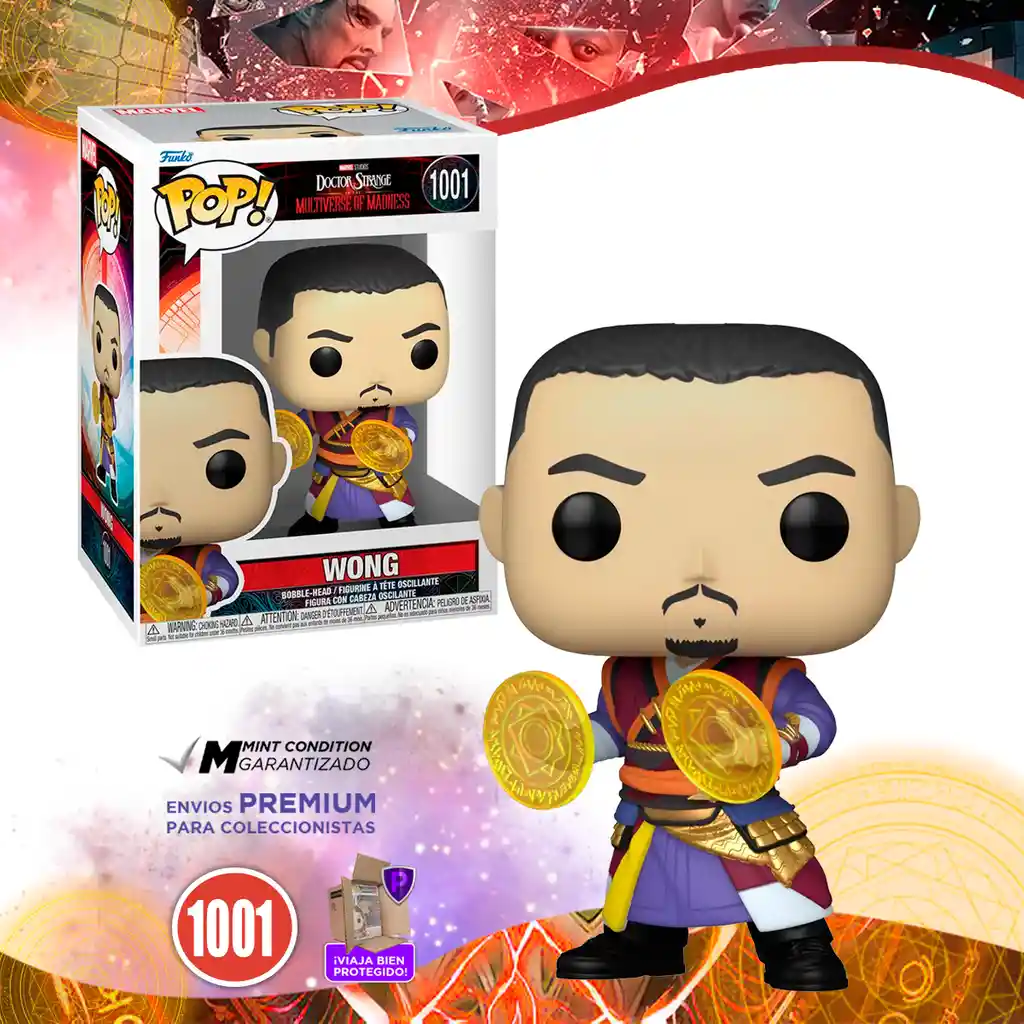 Funko Pop Figura Coleccionable Doctor Strange Multiverse 1001