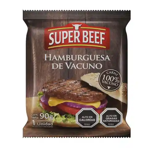 Super Beef Hamburguesa de Carne Vacuna