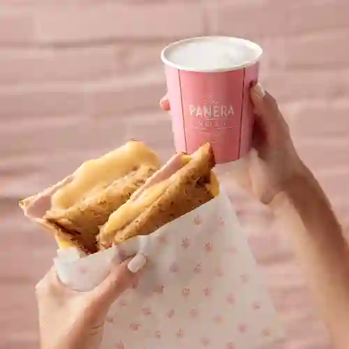 Jamón Queso Miga + Capuccino