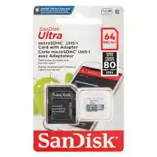 Sandisk · Micro Sd 100 Mps / Clase 10 De 64gb