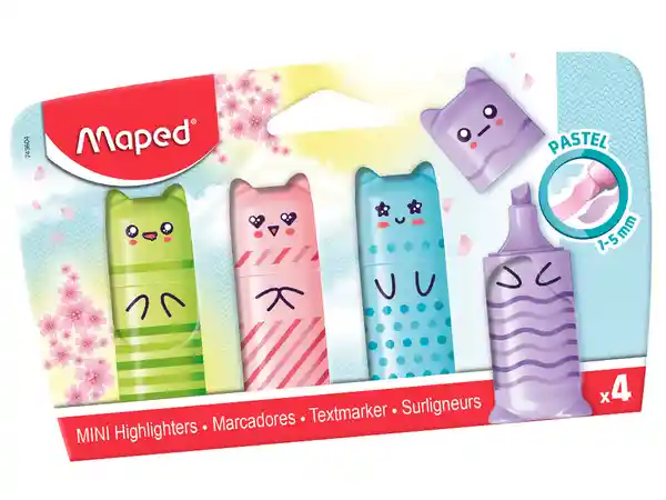 Maped Resaltador Mini Cute Pastel