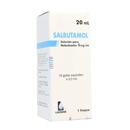 Salbutamol Lafedarsolucion Para Nebulizador (5 Mg)