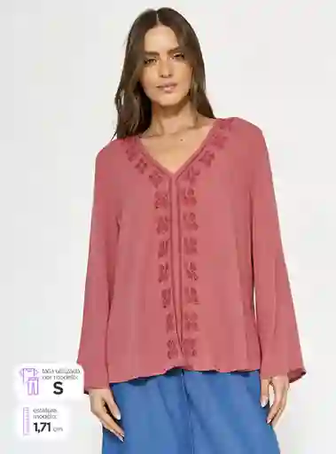 Aziz Blusa M3 / 4 Ebambu Cor Marsa Talla L S24