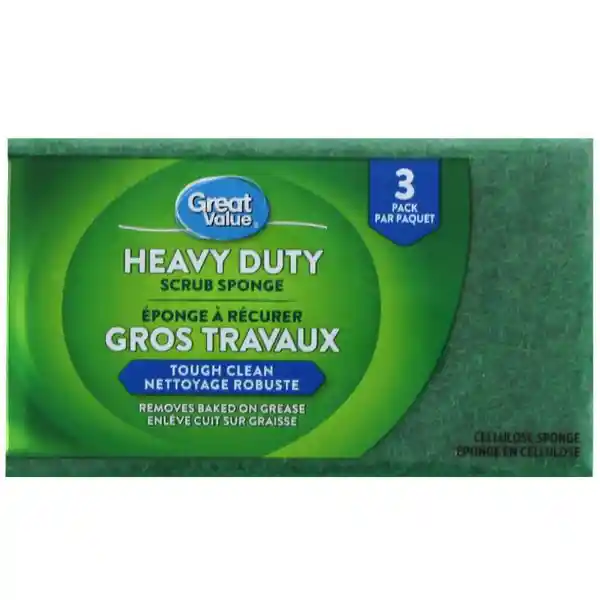 Esponja Celulosa Heavy Duty Great Value