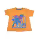 Polera Bebe Niño Naranja Pillin 9 M