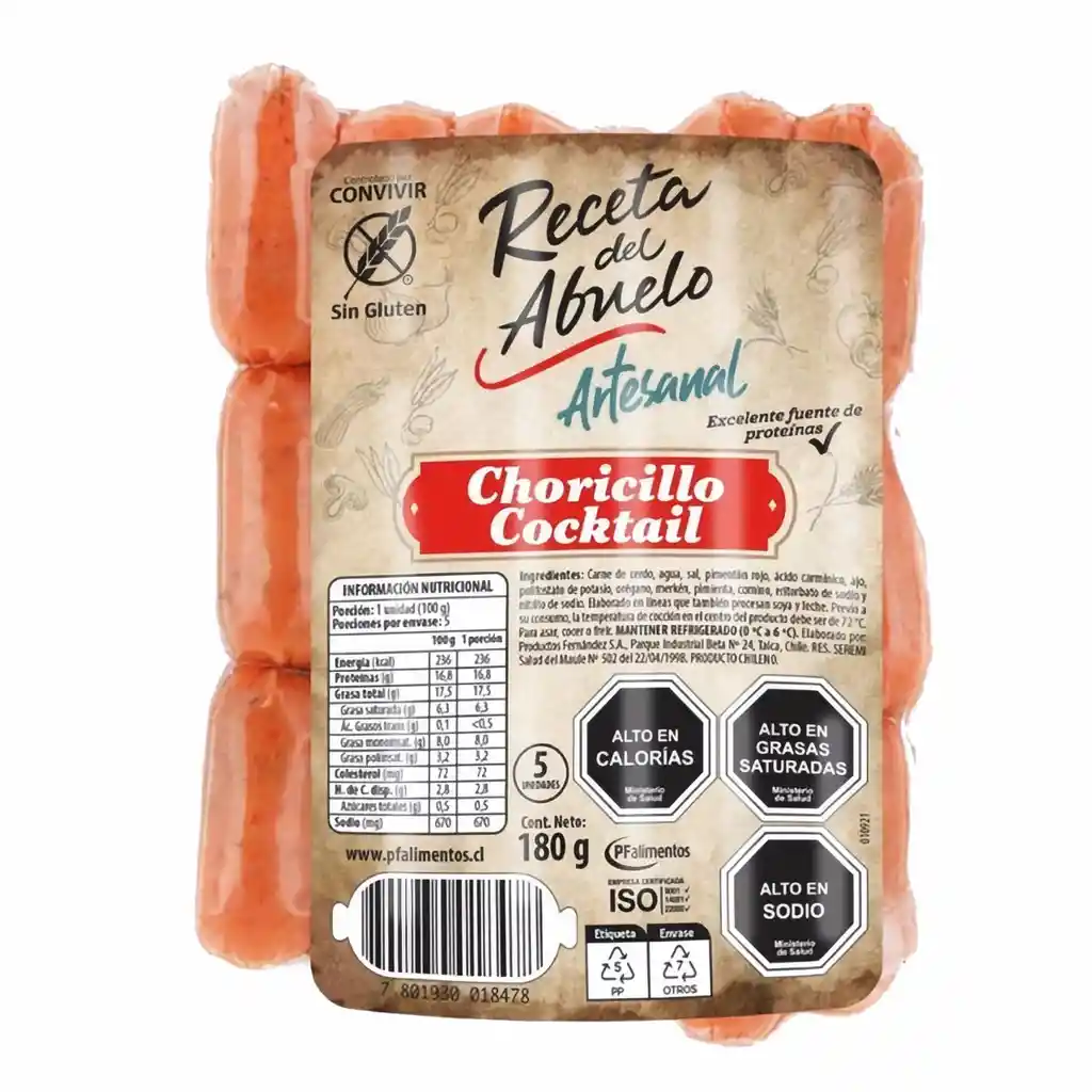 Receta Del Abuelo Choricillo Artes