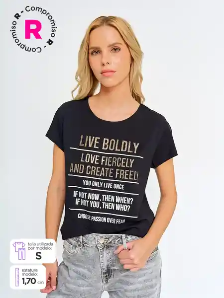 Index Polera Manga Corta Epli Color Carbó XL S25