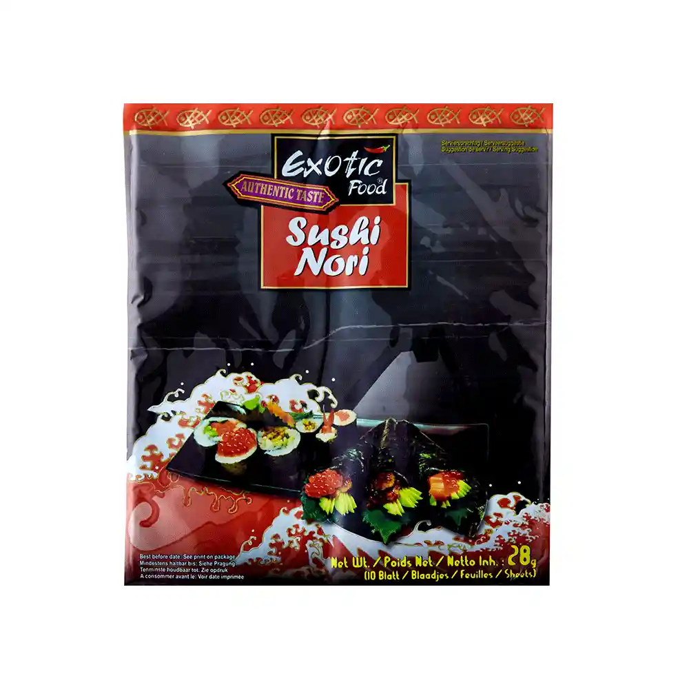 Exotic Food Láminas Algas para Sushi Nori