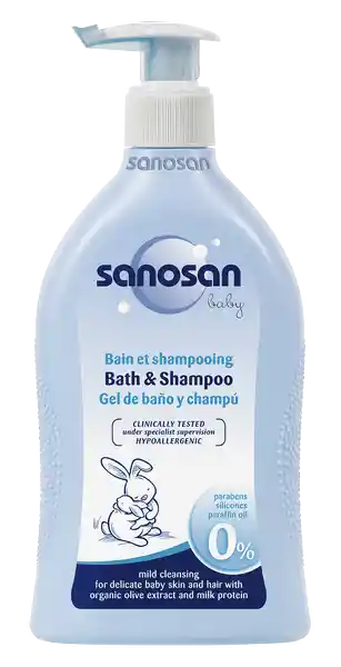Sanosan Gel de Baño y Shampoo Baby