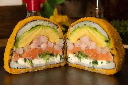 Burger Salmón Camarón