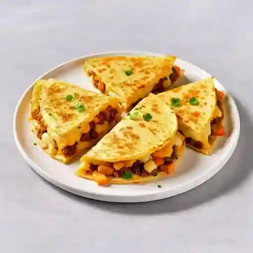 Quesadillas X 4 Unidades + Salsa