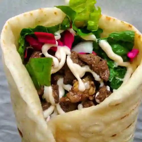 Shawarma Pollo con Kafta y Falafel