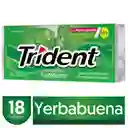 Trident Chicle Yerbabuena