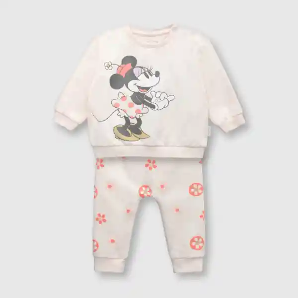 Conjunto Minnie Soft de Bebé Niña Pink Talla 6/9M Colloky