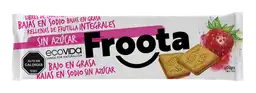 Ecovida Froota Galletas Integrales Rellenas de Frutilla sin Azúcar