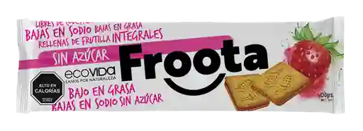 Ecovida Froota Galletas Integrales Rellenas de Frutilla sin Azúcar