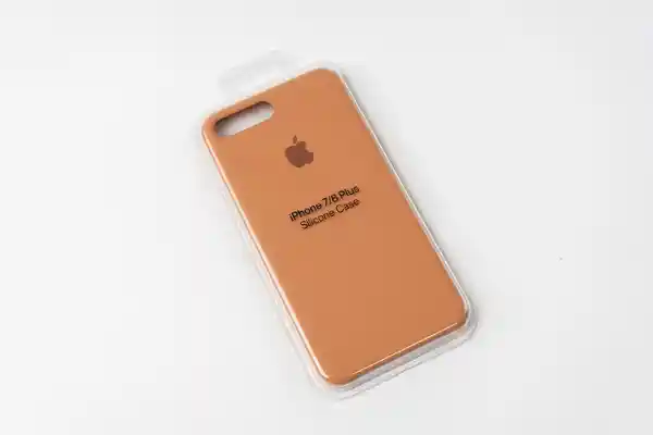 Silicone Case Naranjo Intermedio Para iPhone 7p/8 Plus