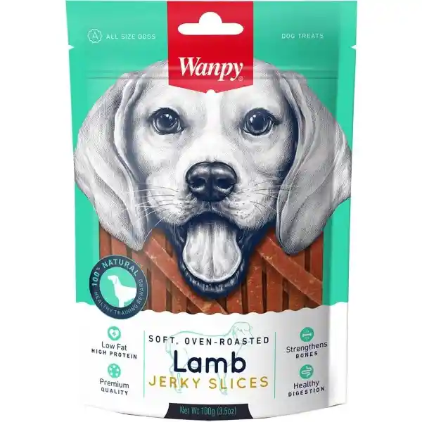 Wanpy Snack Para Perro Lamb Jerky Slices