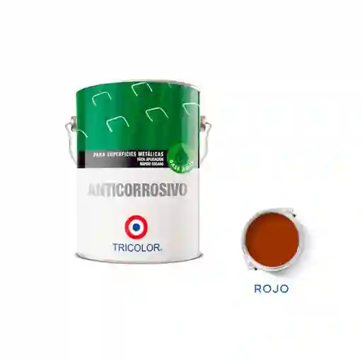 Tricolor Anticorrosivo Base Agua Rojo 3.78 L