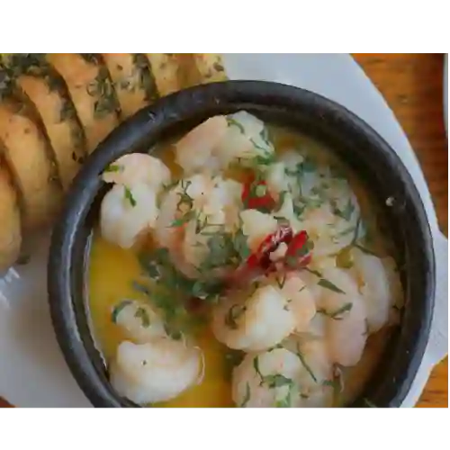 Camarones al pil pil o ajillo